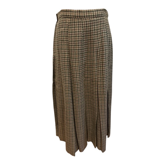 bill blass Dresses & Skirts - 80s BILL BLASS BLASSPORT OUTER HEBRIDES OF SCOTLAND PLAID PLEATED MIDI SKIRT 12
